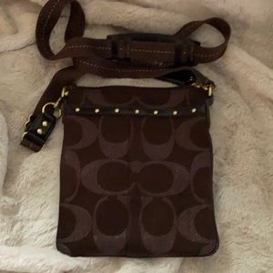 Brown Coach Crossbody